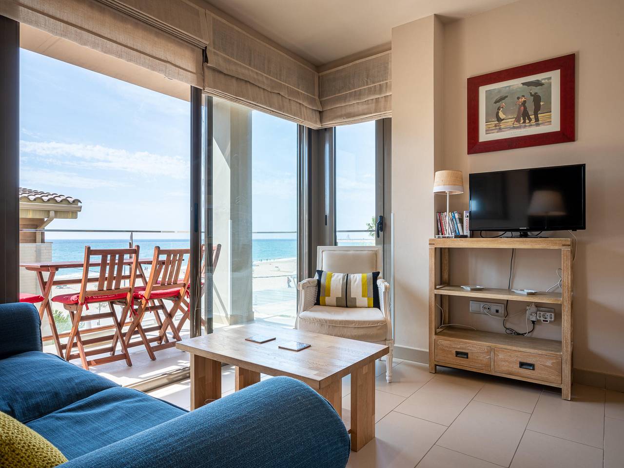 Appartement entier, Appartement confortable avec vue mer et climatisation à Torredembarra in Platja de Baix a Mar (Torredembarra), Torredembarra