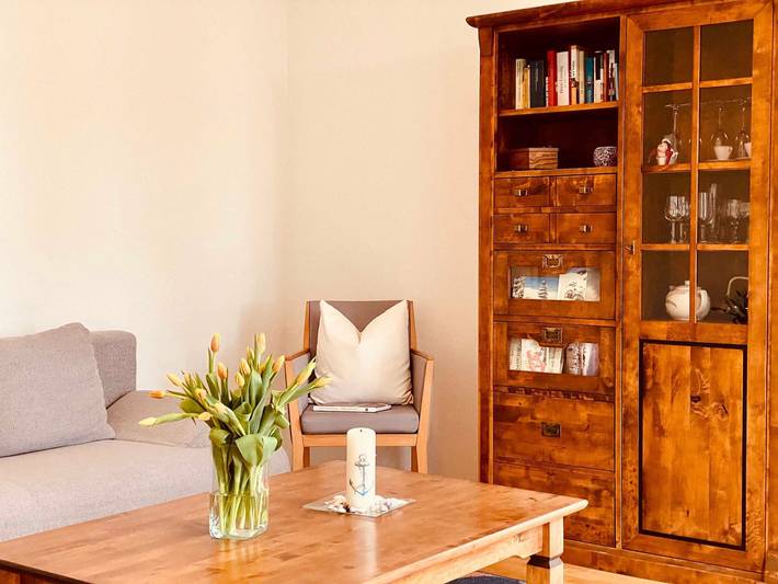Ferienwohnung für 5 Personen, mit Garten und Balkon sowie Seeblick in Ahlbeck