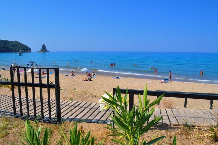 Ferienhaus für 3 Personen, mit Ausblick und Terrasse sowie Garten und Meerblick auf Korfu - 3
