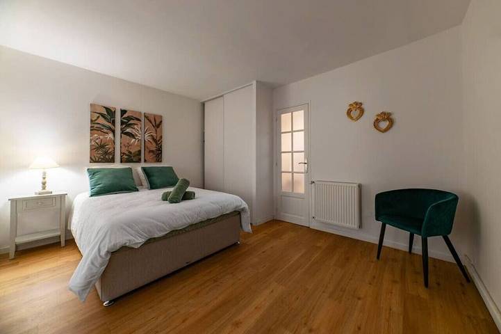 Ganze Wohnung, Charmante 3-Zimmer-Wohnung im Zentrum, neu renoviert mit Garten in Vichy, Vichy und Umgebung