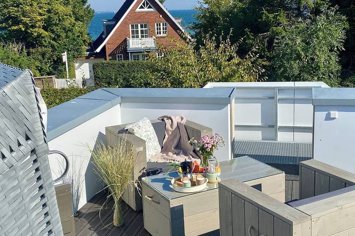 Ferienhaus für 4 Personen, mit Sauna und Balkon sowie Garten in Flensburger Förde