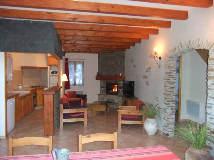 Gîte pour 8 personnes, avec jardin et balcon à Vicdessos (homonymie) - 4