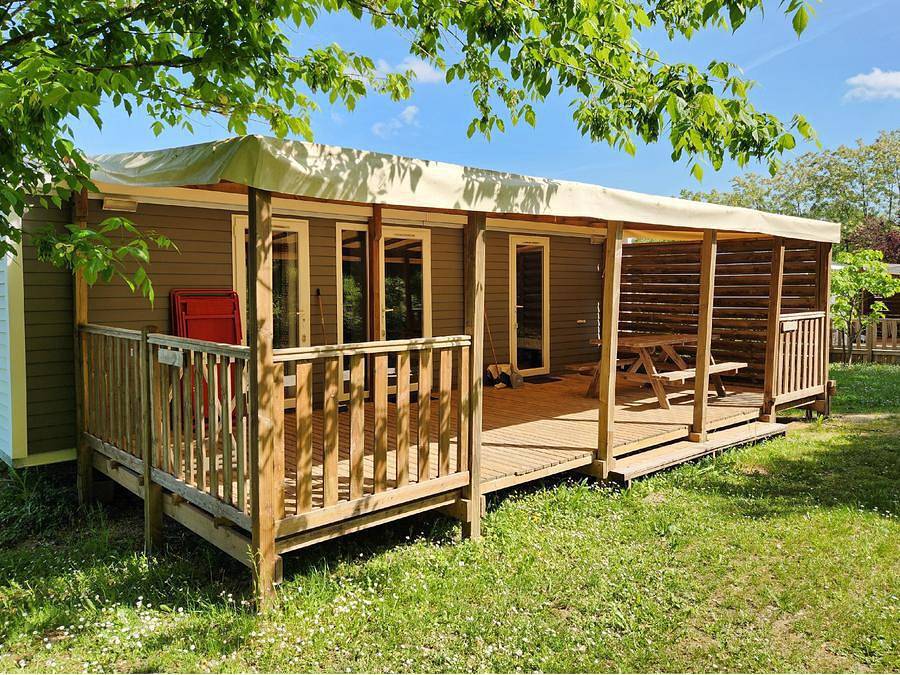 Camping Noix de Pecan'y - Mobilheim 4 personen - Klimaanlage – Super Premium 2 Ch / 2 Sde E in Le Buisson-de-Cadouin, Périgord Noir