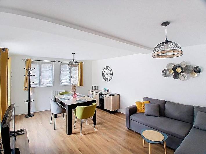 Appartement de vacances pour 4 personnes, avec jardin