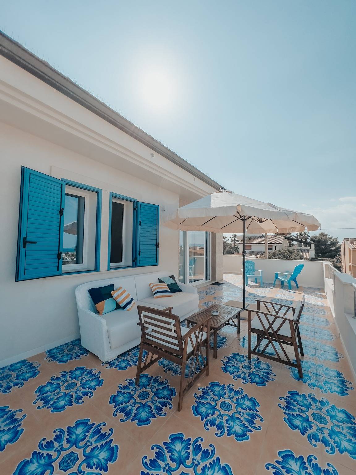 Casa vacacional “Misalmar Superior” con vistas al mar, terrazas y Wi-Fi in Municipio de Noto, Provincia de Siracusa