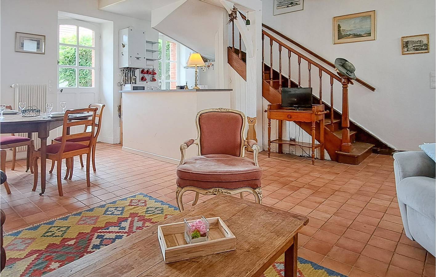 Appartement am Strand mit Garten und Parkplatz in Saint-Jean-le-Thomas, Mont-Saint-Michel-Bucht