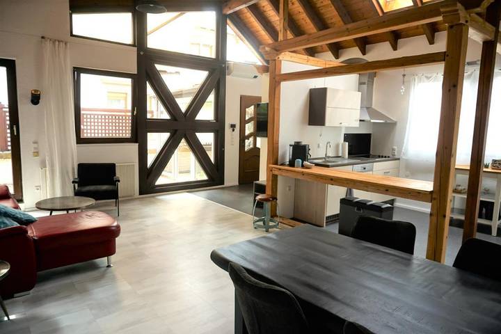 Ferienwohnung für 3 Personen, mit Balkon und Terrasse in Bingen am Rhein