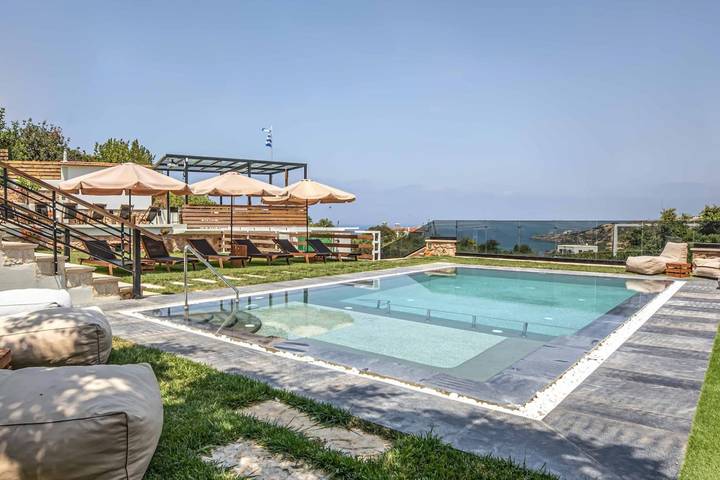 Villa für 12 Personen, mit Garten und Balkon auf Kreta - 4