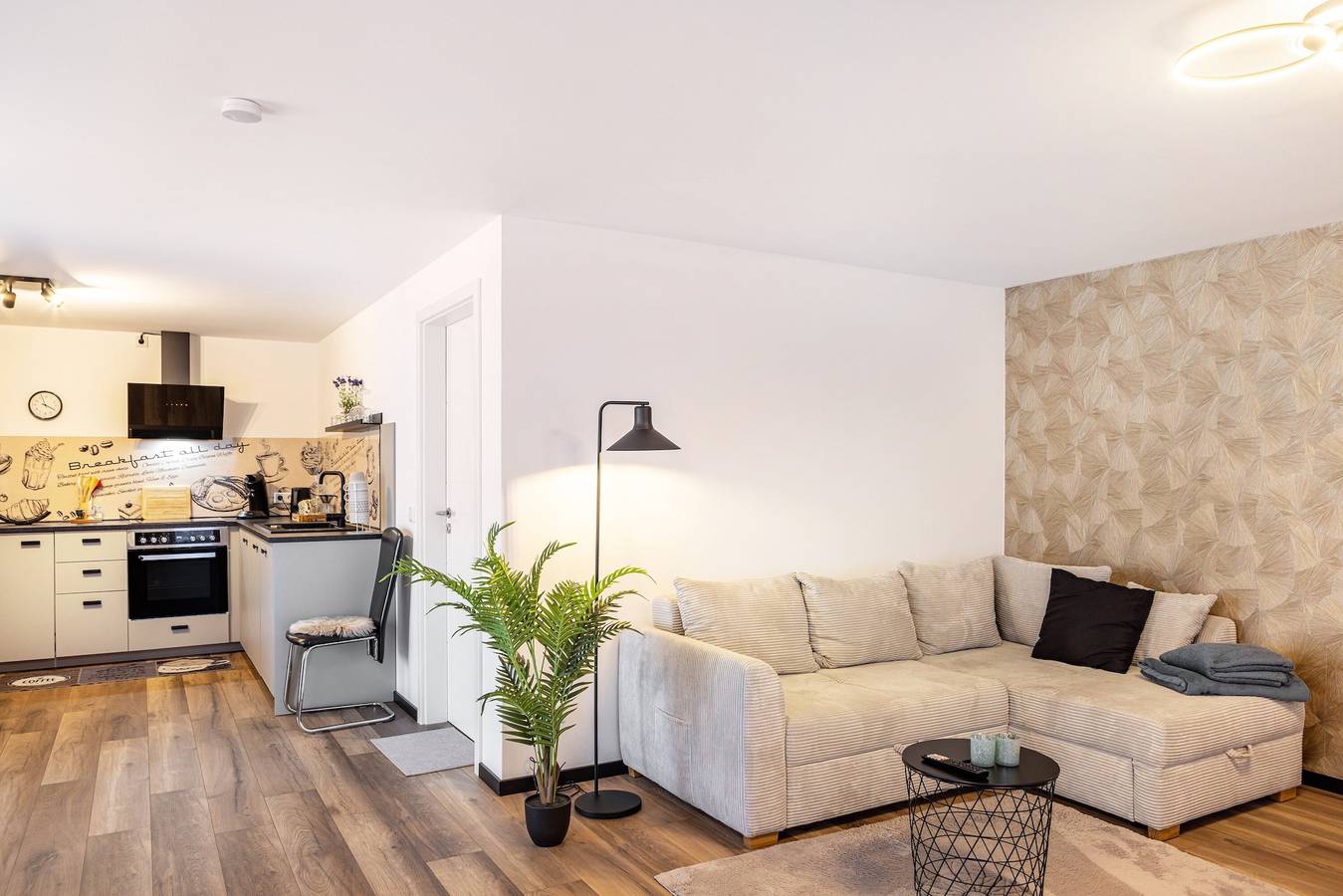 Ganzes Studio, Studio-Apartment 'Ambiente 1' mit Wlan in Naumburg (Hessen), Hessisches Bergland