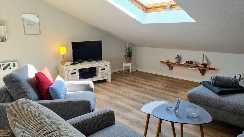 Ferienwohnung für 4 Personen, mit Balkon und Ausblick in Maasholm-Bad