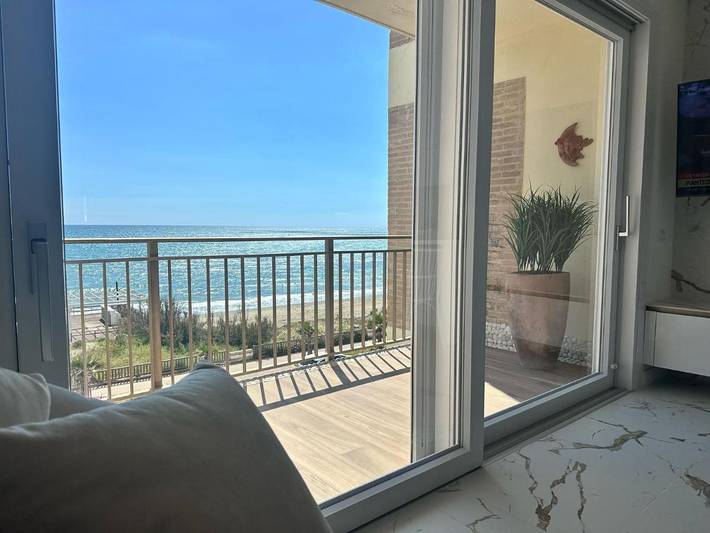 Appartamento per 3 persone, con Balcone e Panorama a Foce Verde