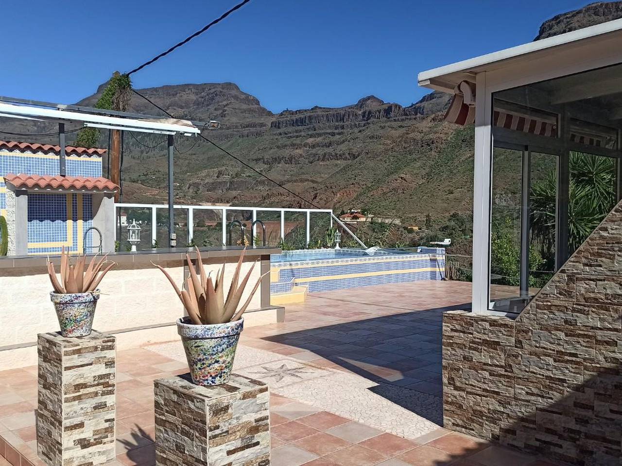 Casa rural con piscina privada - 10 pers. in Ayagaures, San Bartolomé de Tirajana