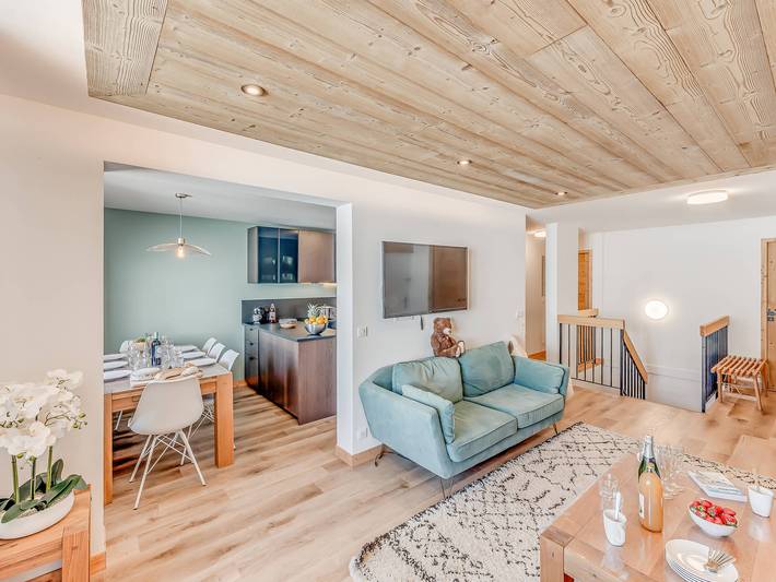 Ganze Wohnung, Renovierte Wohnung in Tignes - 8 Pers., 82m², WLAN Inklusive in Tignes, Vanoise-Massiv