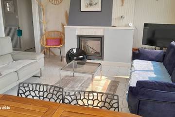 Cottage pour 6 personnes, avec balcon et jardin dans Plage de Tanchet