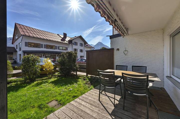 Ferienwohnung für 4 Personen, mit Terrasse und Garten sowie Ausblick in Fischen - 3