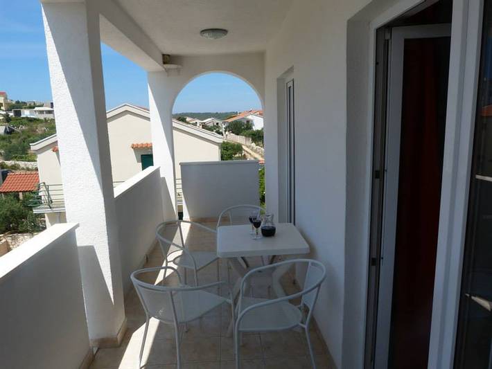 Apartament wakacyjny dla 4 osób, z Balkon/ taras w Sevid