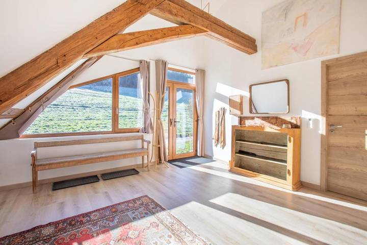Location de vacances pour 6 personnes, avec jardin et vue à Orbey