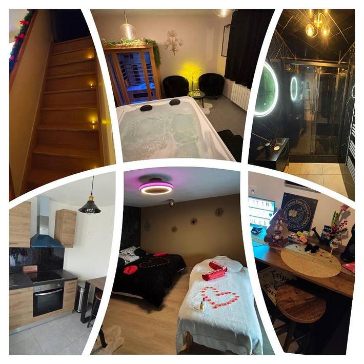 Location de vacances pour 2 personnes, avec sauna ainsi que jacuzzi et terrasse dans Blendecques - 3