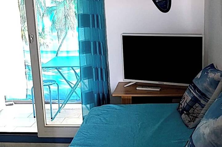 Ganze Wohnung, Barcares.  Res. der \"Palm Beach\" 50 Meter vom Grande Plage. in Le Barcarès, Côte d'Améthyste