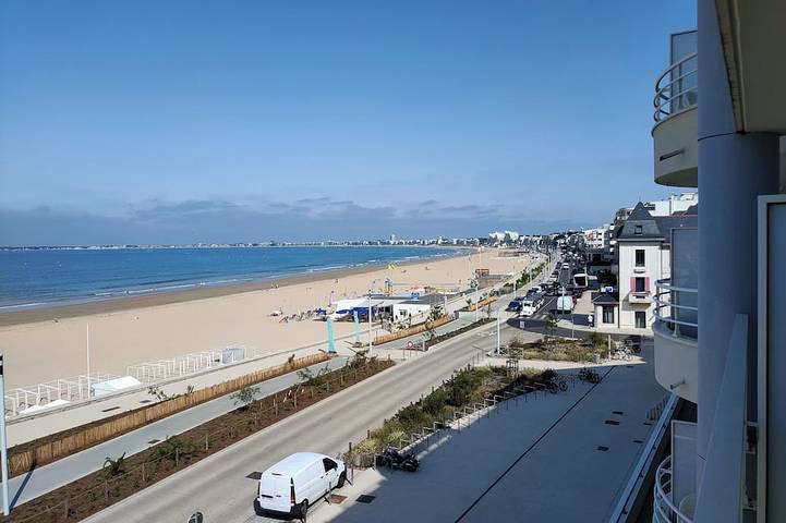 Location de vacances pour 4 personnes, avec piscine ainsi que balcon et sauna, animaux acceptés à Pornichet