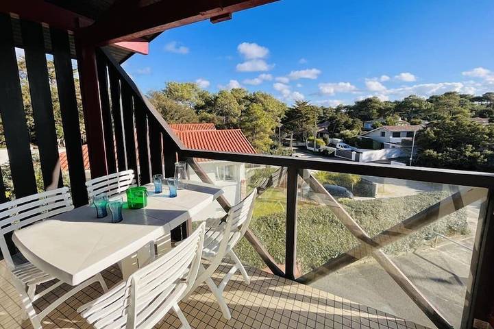 Holiday rental for 4 people, with balcony and pool in Hossegor