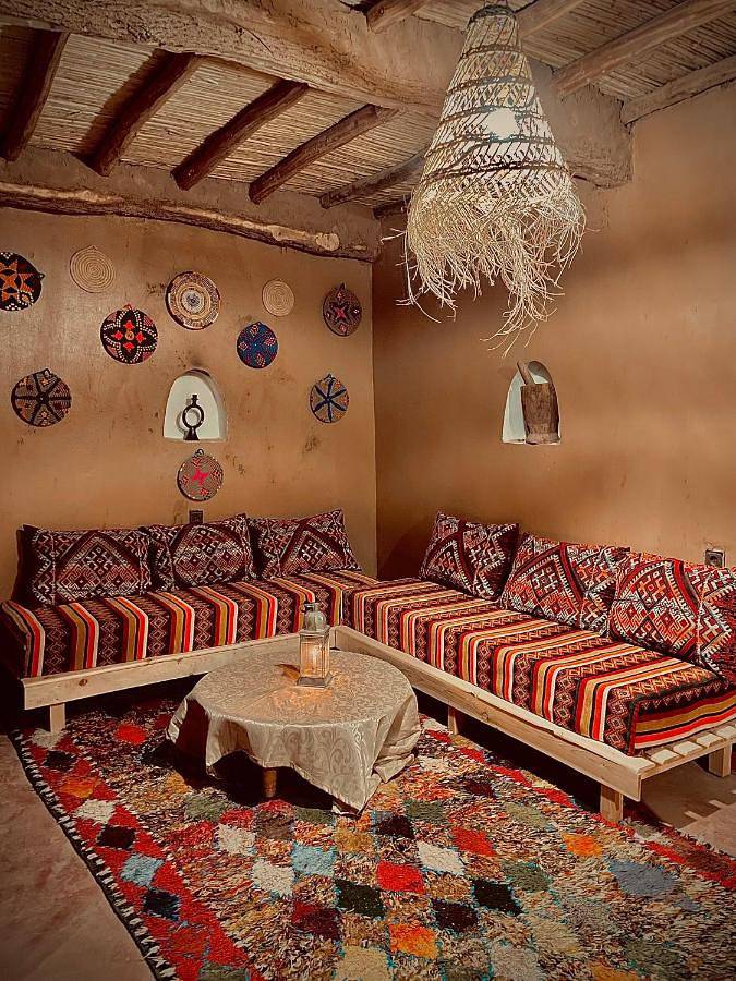 Chambre d’hôte pour 3 personnes, avec vue et jardin dans Mhamid El Ghizlane