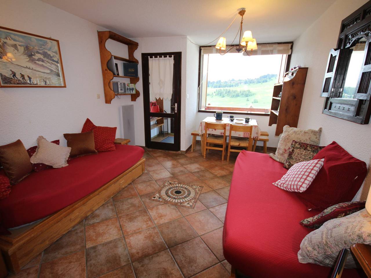 Studio entier, Studio cabine rénové 4/5 pers, vue pistes, Les Saisies in Les Saisies, Région d'Albertville