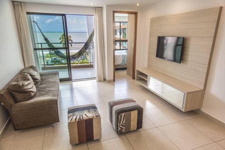 Ganze Wohnung, Ferienwohnung für 6 Personen mit Kinderpool in Cabo Branco, João Pessoa