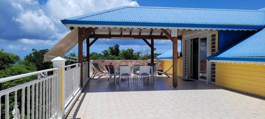 Cottage pour 6 personnes, avec balcon et vue, adapté aux familles à Vieux-Fort