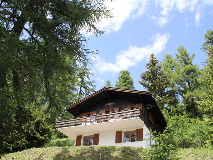 Ferienhaus für 6 Personen, mit Balkon und Garten im Wallis