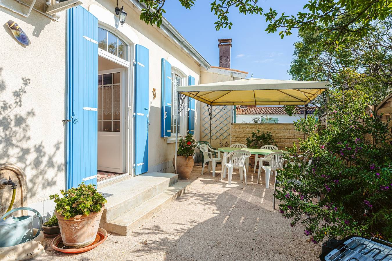 Casa de Vacaciones Tranquila con Patio Privado – Cerca de Playas y Tiendas en Saint-Trojan in Saint-Trojan-les-Bains, Côte de Beauté