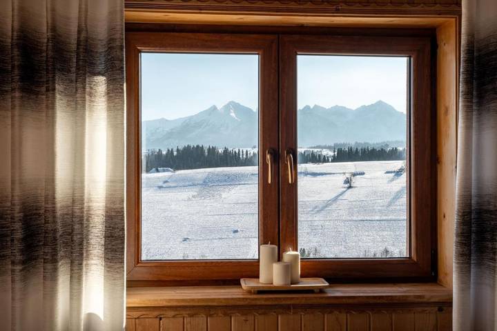 Apartament wakacyjny dla 7 osób, z ogród i widok oraz taras w Bukowina Tatrzańska