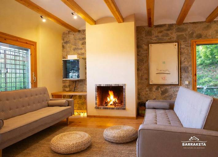 Casa rural para 8 personas, con Balcón y Terraza además de Jardín y Vistas en Parque natural del Montseny