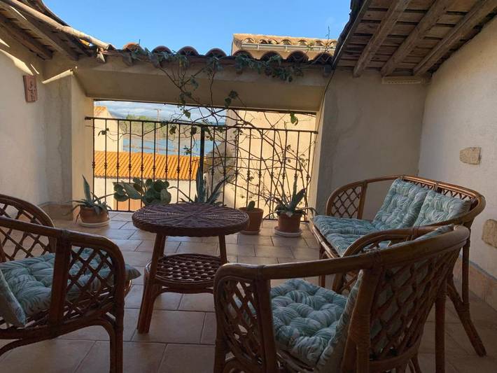 Appartement de vacances pour 5 personnes, avec terrasse ainsi que vue et vue sur le lac