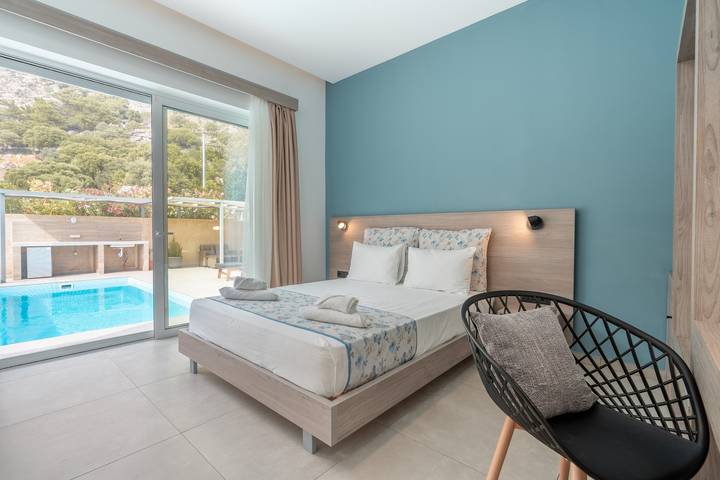 Hel lejlighed, Ferielejlighed for 2 personer med balkon in Lardos (Landsby), Rhodos