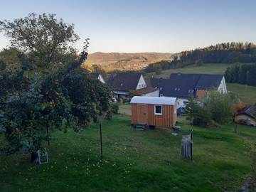 Ferienwohnung für 4 Personen, mit Garten und Ausblick sowie Terrasse und Sauna im Siegerland