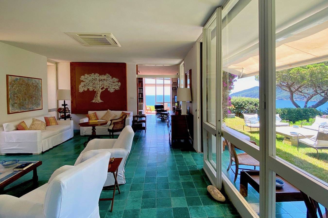 Villa für 16 Personen mit Garten in Lacona, Elba