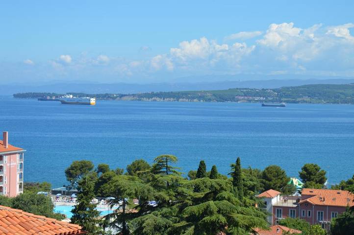 Apartament wakacyjny dla 4 osób, z Balkon i Taras oraz Ogród i Basen w Koper