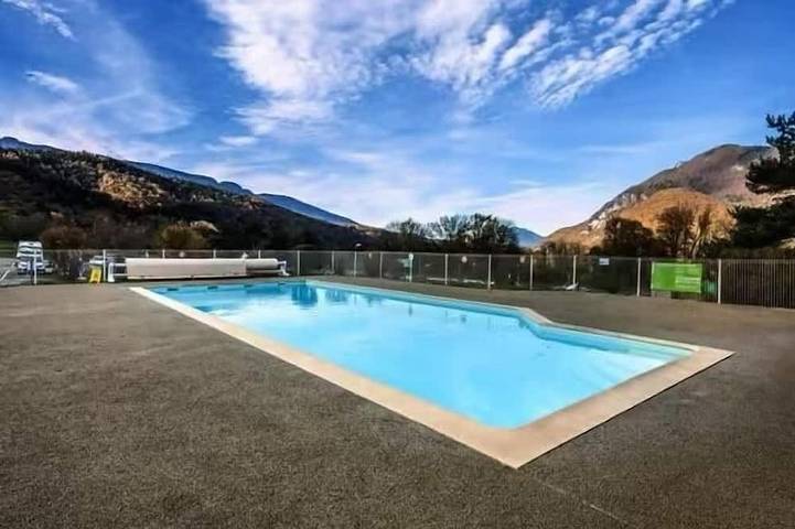 Ferienhaus für 3 Personen, mit Pool