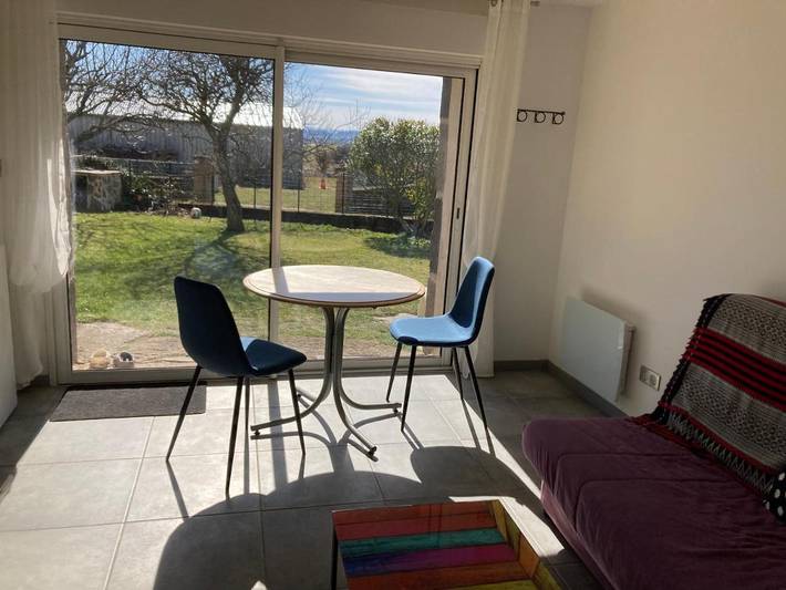 Appartement de vacances pour 2 personnes, avec vue et jardin