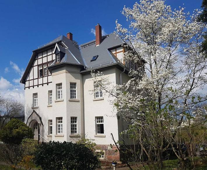 Ferienwohnung für 2 Personen, mit Terrasse und Garten sowie Ausblick in Bad Lausick