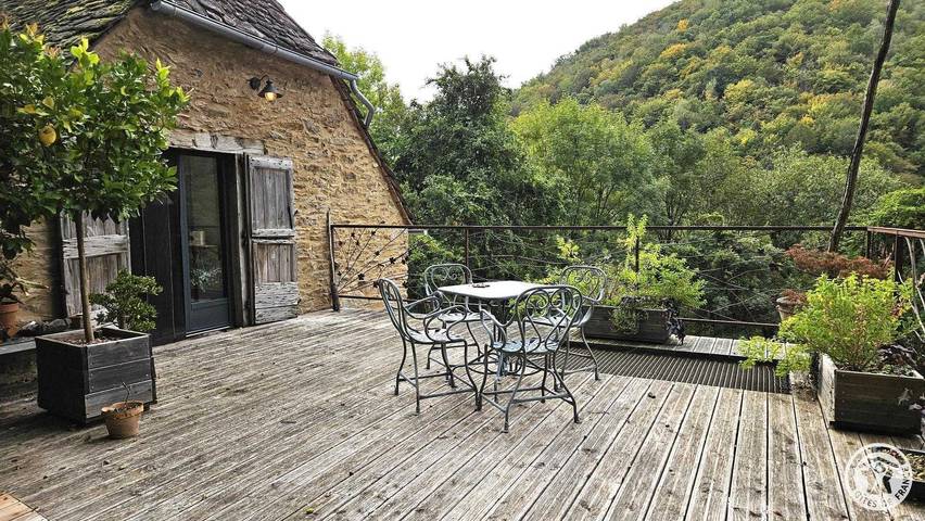 Vakantiehuis voor 2 personen, met terras in Argentat