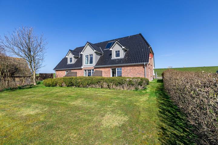 Ferienwohnung für 4 Personen, mit Garten und Seeblick in Pellworm