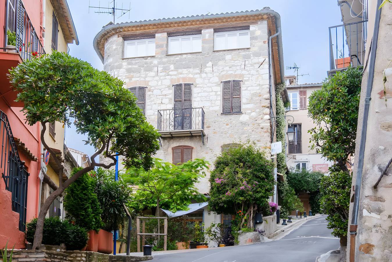 Kamer "Tweepersoonskamer" met wifi en airconditioning in Cagnes-sur-Mer, Middellandse Zeekust (Frankrijk)