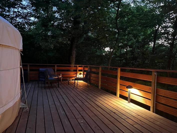 Tente pour 4 personnes, avec jacuzzi et jardin dans Haute-Vienne - 4