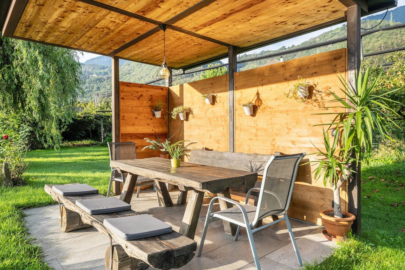 Ganze Wohnung, Ferienwohnung 'Erlengut Meran' mit Bergblick, Gemeinschaftspool und Wlan in Niederlana, Lana
