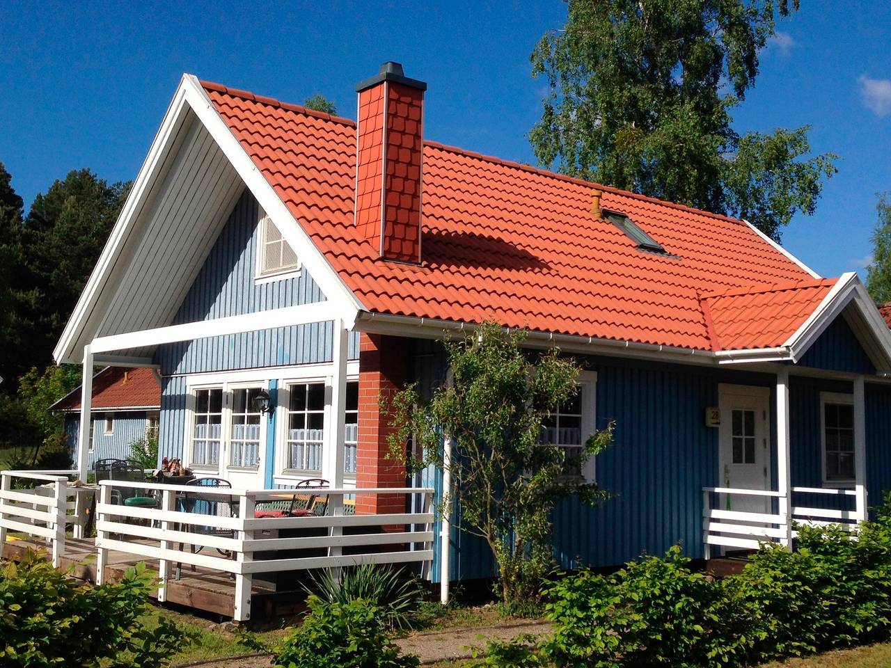 Villa Bunterkunt in Badestrand Userin, Userin