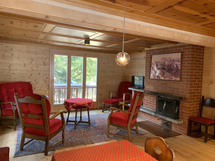 Ferienwohnung für 8 Personen, mit Balkon und Terrasse sowie Garten in Saas-Fee