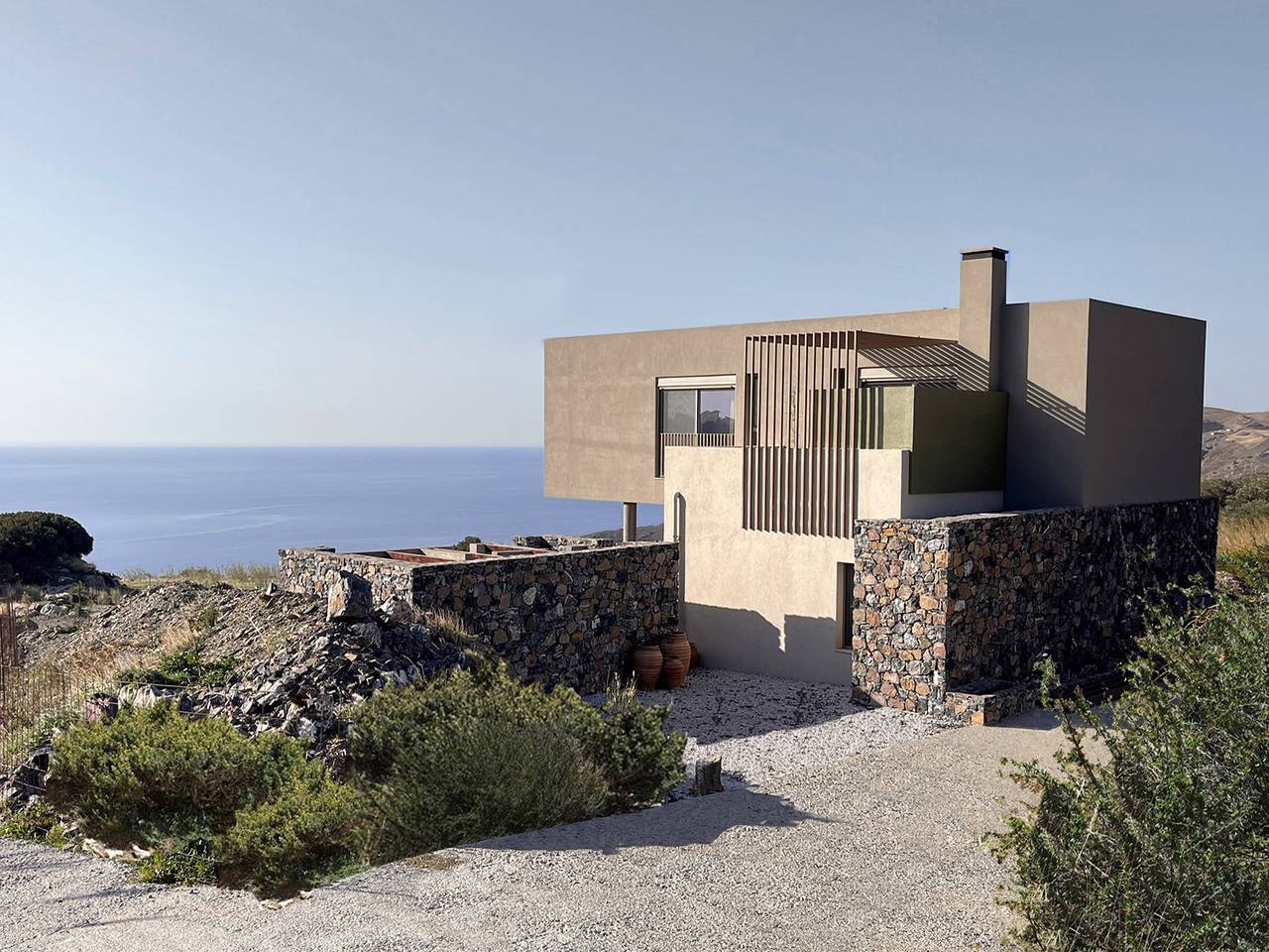 Villa in Sellia mit Pool und Meerblick in Rethymno und Umgebung