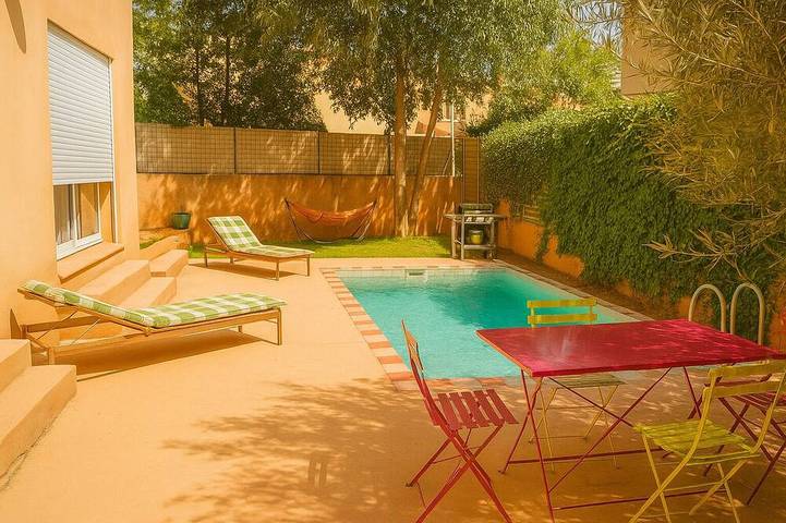 Villa pour 6 personnes, avec piscine, animaux acceptés à Montpellier